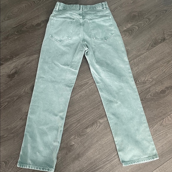 ZARA high wasted five buttons straight leg jeans - Picture 3 of 12